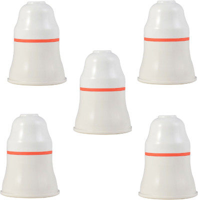 JELECTRICALS Premium Pendant Bulb Holder for Wall, B22 Batten Lamp Holder Plastic Light Socket(Pack of 5)