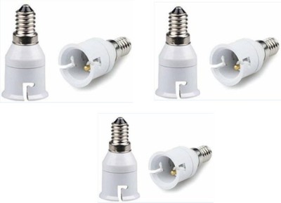 FLANKER E14 To B22 (Pack of 6)( Aluminium Light Socket(Pack of 6)