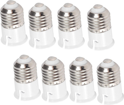 Yutiriti HOE27-B22PC8 Plastic, Aluminium Light Socket(Pack of 8)