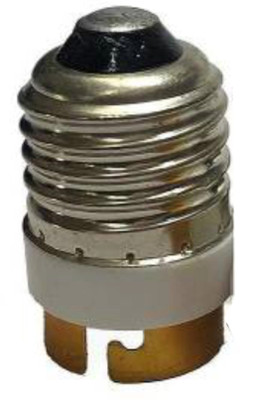 DECOBELL High Quality LED Adapter E27 to B22 Lamp Holder Converter Socket Light Bulb Lamp Holder Adapter Plug Led Light Plastic, Aluminium Light Socket(Pack of 1)