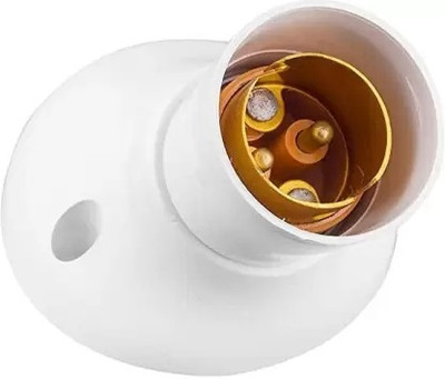 Cordnet Classic_Delux_Angle Plastic Light Socket(Pack of 2)