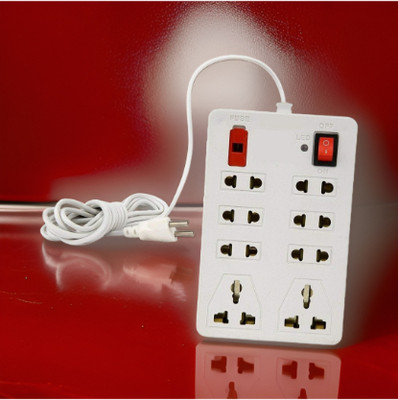 LifoDora 2,3 Pin Extension Board Flex Box Power Cable 3 Socket Extension Boards UR103 Plastic Light Socket(Pack of 1)