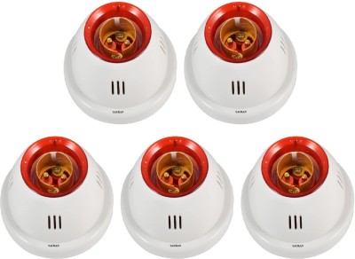 Sauran Pack of 5 Ring Bulb Holder for Wall Lamp (ESP69) Plastic Light Socket(Pack of 5)