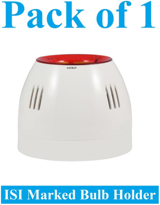 Sauran Pack of 1 Mini Bulb Holder, Batten Lamp Holder for Led/Electric Bulb(ESP82) Plastic Light Socket(Pack of 1)