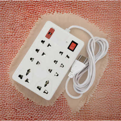 TOOLART Socket Extension Board with Universal 8 Socket Extension Boards tua5 8 A Two Pin Socket