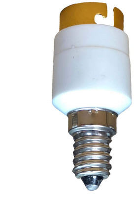 DECOBELL E14 to B22 Led Bulb Base Conversion Holder Converter Socket Adapter Converter Light Adapter Lamp Holder Aluminium, Plastic Light Socket(Pack of 1)