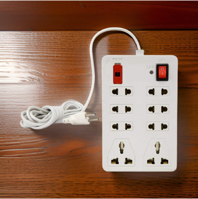TOOLART 8 Sockets 1 Switches extension board (Cord Length:-2.5M) qna28 8 A Two Pin Socket