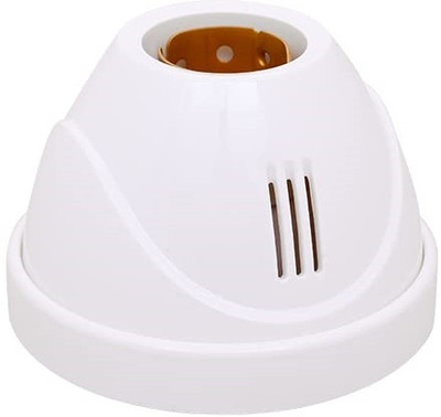 Cordnet White Fancy Battan Bulb Holder Plastic Light Socket(Pack of 4)