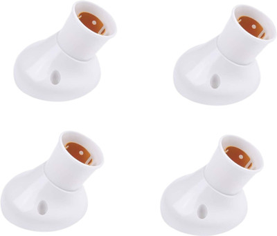 Cordnet Classic_regular_Angle Plastic Light Socket(Pack of 4)