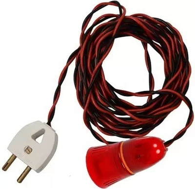 REGOLITH ENTERPRISES Hanging Bulb Holder with wire Plastic Light Socket Plastic Light Socket(Pack of 1)