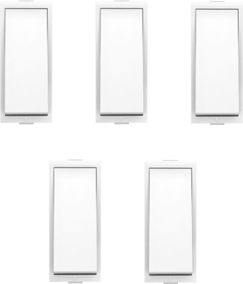 JELECTRICALS White 6 AMP Switch Pack of 5 Plastic Light Socket(Pack of 5)