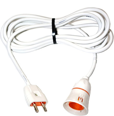 JELECTRICALS Bulb Holder With Flexible Wire & 2 Pin Plug For Multipurpose Use 5 Meter Plastic Light Socket(Pack of 1)