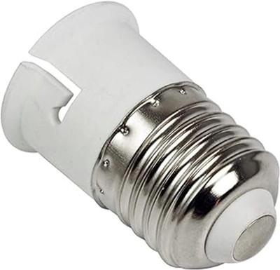 Eve Hanger E27 to B22 Screw Base Socket Ceramic Holder Light Bulb Converter Ceramic Socket Ceramic Light Socket(Pack of 1)
