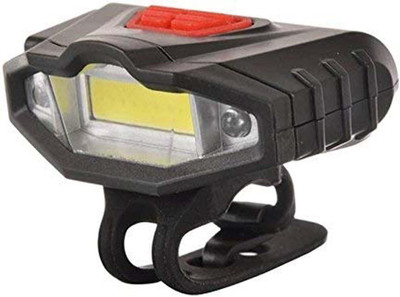 DSTECHBAR Bicycle Bright Cob Headlight 3 Mode Flash Rechargeable Light LED Front Light(Multicolor)