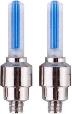 SPOKEFOX Cycle Tyre Valve Light LED Wheel Reflectors(Blue)