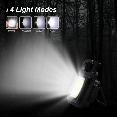 ASTOUND Multiple Light Mode Portable Pocket Light LED Front Light(Black)