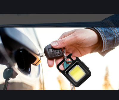 ASTOUND WATERPROOF PORTABLE LED LIGHT KEYCHAIN LED Front Light(Black)