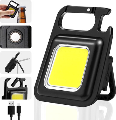 Obvie Multifunction Keychain Led Light with Bottle Opener, Magnetic Base and LED Front Light(Multicolor)