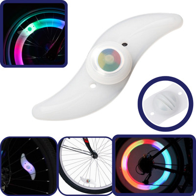 KARBD Waterproof Blinking LED Spoke Light Cycling Reflectors for Mountain Bicycle Bike LED Wheel Reflectors(Multicolor)