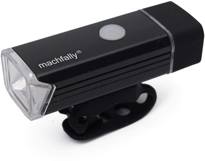 AlexVyan Waterproof Rechargeable USB Charging Cycle Front LED Light Headlight Halogen Front Light(Black)