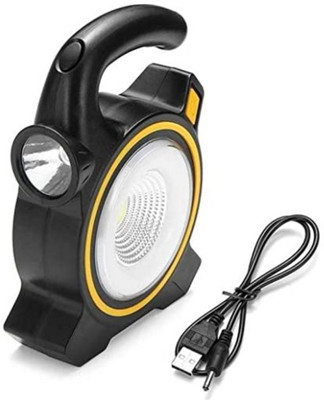 SAK Solar Flood Cob Work Lamp with Flash (Black)Pack of 1 LED Front Light(Black)