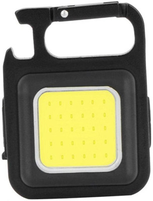 G2L New Price Keychain Led Rechargeable Lighting Flashlight Bracket Bottle Opener LED Front Light(Black)