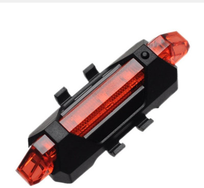 NSV Imported Bicycle Rear Light 5 LED USB Rechargeable Waterproof LED Rear Break Light(Red)