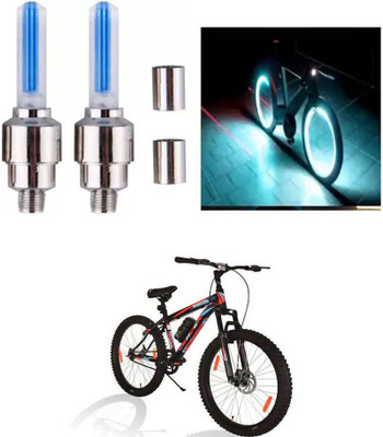 E-Shoppe Cycle Steel, Plastic Tyre Valve Cap LED Wheel Reflectors(Multicolor)