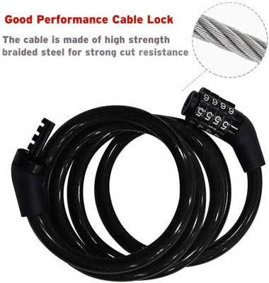 OHZEN Cycle Locks Anti-Theft Steel Strong Bike Lock Cycle Lock