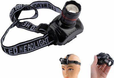 Triangle Ant ™High Power LED Head Light !Plastic LED Headlamp !Torch Miner Lamp LED Headlamp(Black)