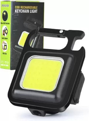 PICSTAR Small Flashlights, 800Lumens Bright Rechargeable Keychain Mini Flashlight LED LED Front Light(Black)