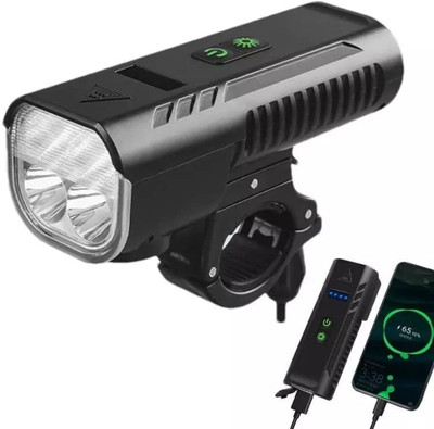 XPEDITION XPERTS Bicycle Light Super Bright 1000 Lumens Rechargeable IP65 Waterproof CL-3611 LED Front Light(Black)