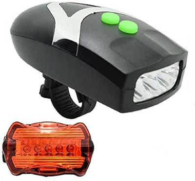AmazingGadgets Combo Pack of Mouse Horn with Light and Tail Rear Light LED Front Rear Light Combo(Multicolor)
