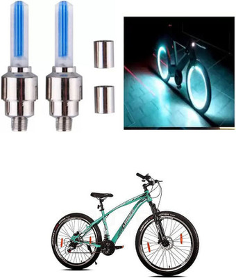 E-Shoppe Cycle Steel, Plastic Tyre Valve Cap For Leader Hike Pro 27 LED Wheel Reflectors(Multicolor)