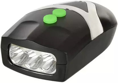 Rebound Bicycle Horn & LED Headlamp LED Front Light(Multicolor)
