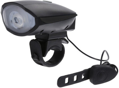 SPOKEFOX LED Front Cycle Torch | Cycle Head Light with Horn | LED Front Light(Black)