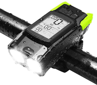 XPEDITION XPERTS 3 IN 1 Bicycle Headlight, Computer- Headlight- Speaker CL-3531 LED Front Light(Black)