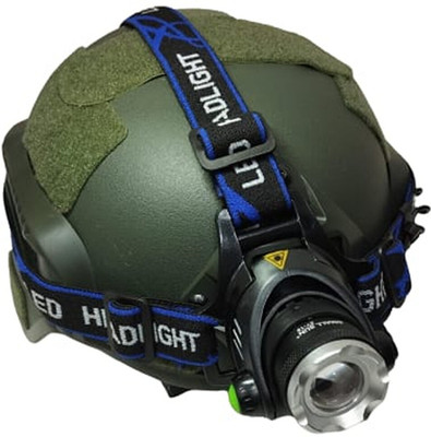 CAMPSOR RECHARGEABLE ZOOM HEADLAMP TK-4432 LED Headlamp(Black)