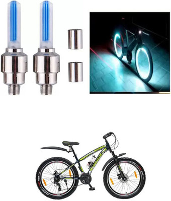 E-Shoppe Cycle Steel, Plastic Tyre Valve Cap For NUBRA 26T LED Wheel Reflectors(Multicolor)