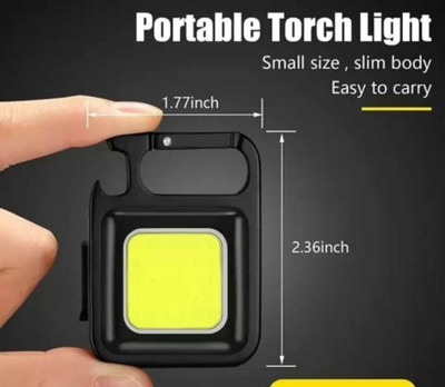 zdea LED Small key chain Bright Flashlight LED Spot Light(Black)