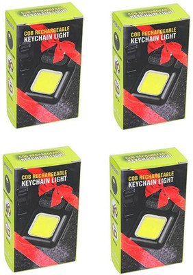 WunderVoX Mini LED Torch Keychain Light Bottle Opener 6 Modes LED Front Light(Black)