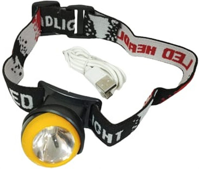 CAMPSOR USB SUPER BRIGHT LED HEADLIGHT SH168 TK-4420 LED Headlamp(Black)