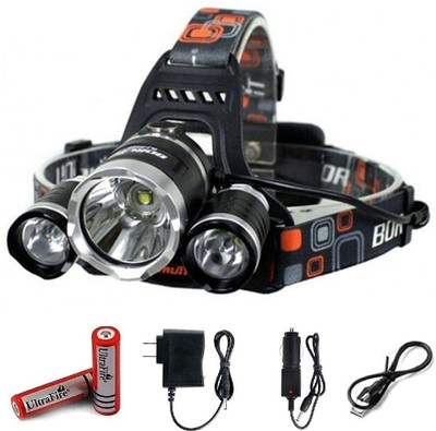 primetreads Rechargeable Headlamp LED Headlamp(Black)