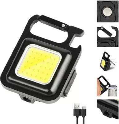 Cosmetize mini key chain light rechargeble QEF445 LED Front Light(Black)
