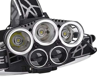 KDG TREADS 5 LED LAMP LED Headlamp(Black)