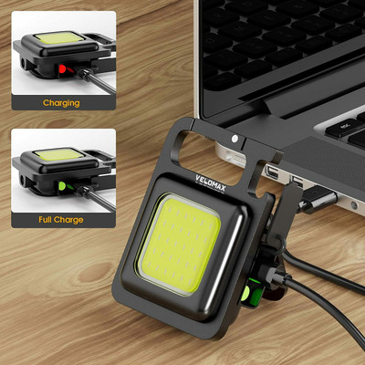 KWICK MART Keychain Led Light with Bottle Opener, Magnetic Base LED Front Light(Multicolor)