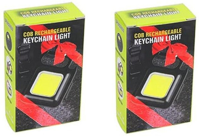 ASTOUND COB Light Keychain Bottle Opener 6 Modes LED Front Light(Black)