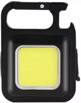 NPU Portable Led Keychain Light Rechargeable 4 Modes With Bottle Opener_474 Torch(Black, 5 cm, Rechargeable)