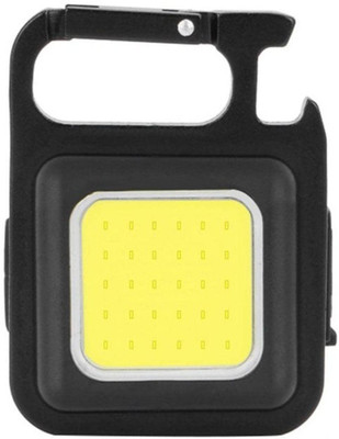 G2L New Sale Keychain Led Rechargeable Lighting Flashlight Bracket Bottle Opener LED Front Light(Black)