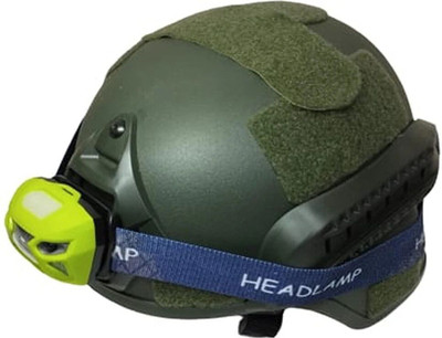 CAMPSOR USB SENSOR RECHARGEABLE HEADLAMP TK-4425 LED Helmet Strip Light(Black)